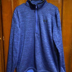 Under Armor Blue Pullover Fleece Jacket